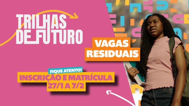 Prazo de inscrições vai até 7/2, com a oferta de quase 1,6 mil vagas gratuitas em cursos profissionalizantes