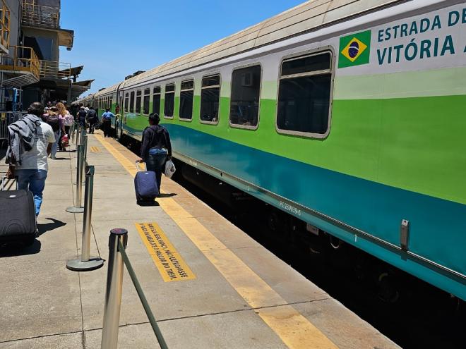 Trem teve trajeto alterado na última semana para manutenção preventiva da linha férrea