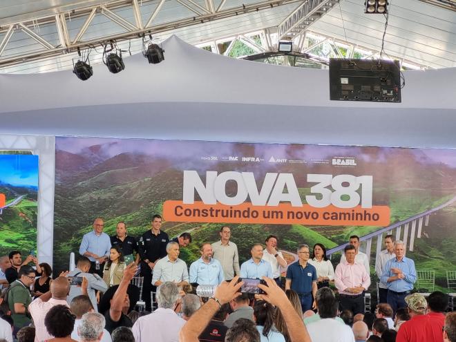 Evento conta com a participação de ministros, do governador Zema e outras autoridades