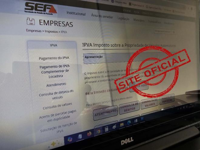 Ao fazer o pagamento por PIX, o contribuinte deve verificar se o beneficiário é o Estado de Minas Gerais, cujo CNPJ é 18.715.615.0001-60 - Banco Itaú