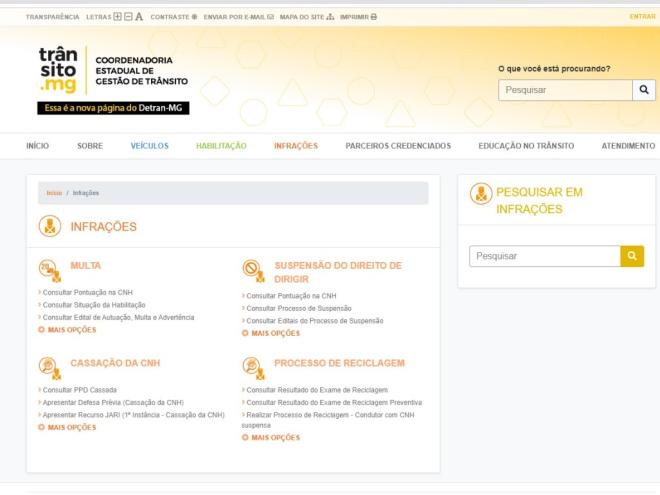 Solicitação de cópia de processos de suspensão e de cassação da CNH já pode ser feita on-line no site da CET-MG