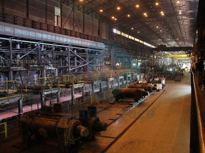 Acidente aconteceu nesta terça-feira, na área de galvanizados 