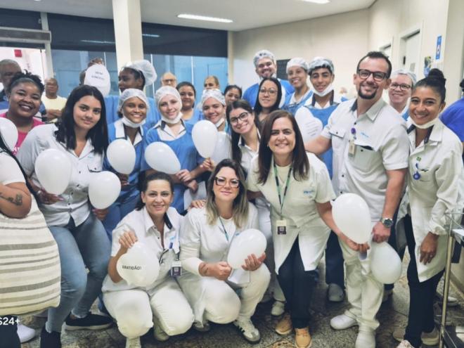Pacientes que vivenciaram o acidente com um carro terceirizado na última terça-feira vivem momentos de emoções em reencontro