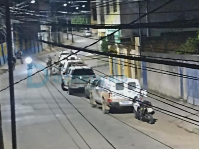 Local onde estava um dos suspeitos da autoria da tentativa de homicídio, quando a PM chegou 