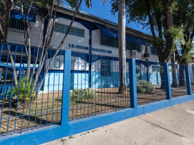 Escola Municipal Everson Magalhães Lage está localizada no bairro Jardim Panorama