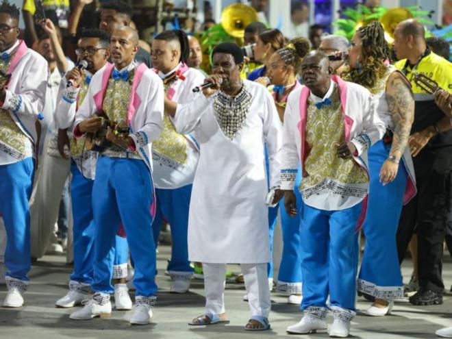  O desfile também marcou a despedida de Neguinho da Beija-Flor como intérprete oficial da escola, Foto: Tomaz Silva/Agência Brasil - Tomaz Silva/Agência Brasil