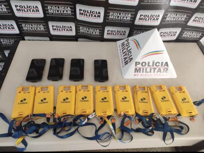 Ladrão arrombador de 36 anos foi identificado e preso por policiais militares e parte dos aparelhos levados foi recuperada 