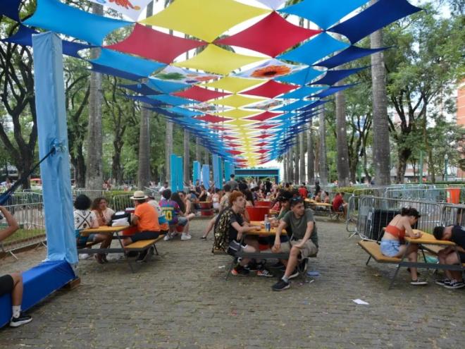 O Atrium da Liberdade virou opção de tranquilidade e lazer