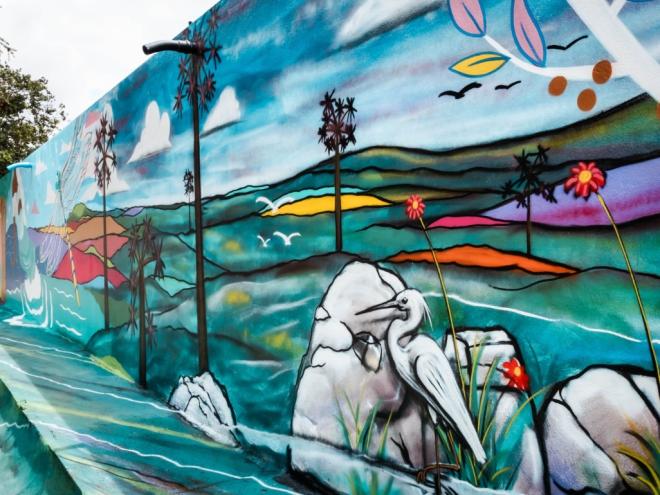Obras de arte a céu aberto têm a água como tema