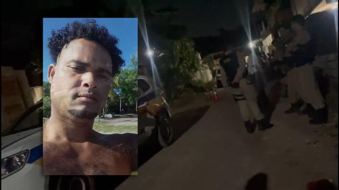 A polícia busca informação sobre dupla que executou Sildério Freitas em Cava Grande, na noite de terça-feira (11/3)