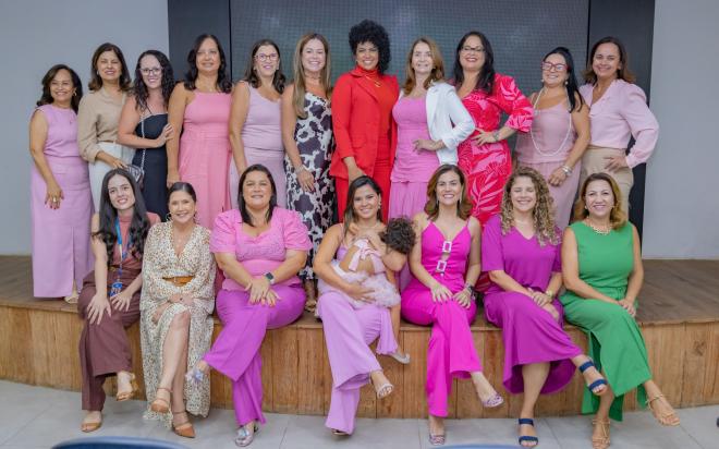 Palestrantes e dirigentes do Conselho da Mulher Empreendedora da Acicel-CDL