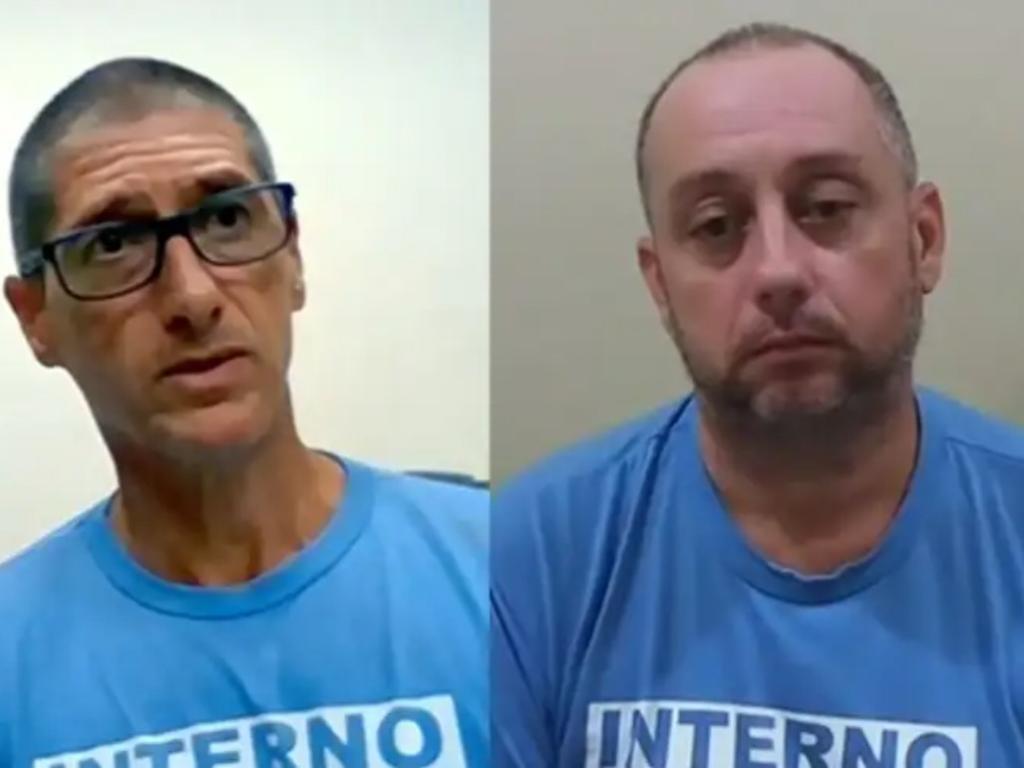 Ronnie Lessa e Élcio Queiroz durante depoimento no caso do assassinato de Marielle Franco.