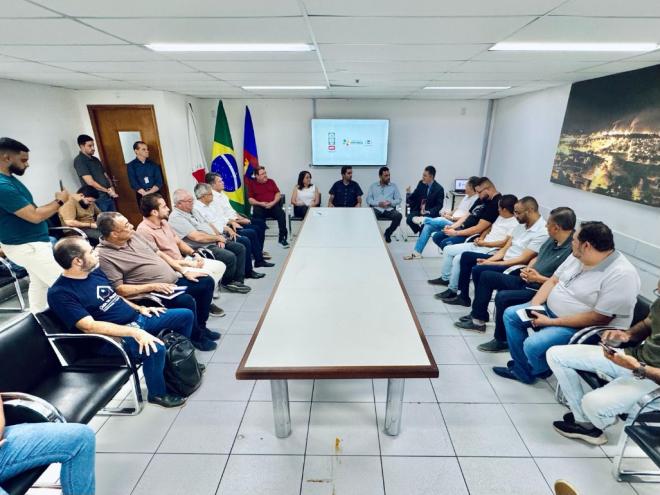 Autoridades que participaram do encontro no começo da semana 