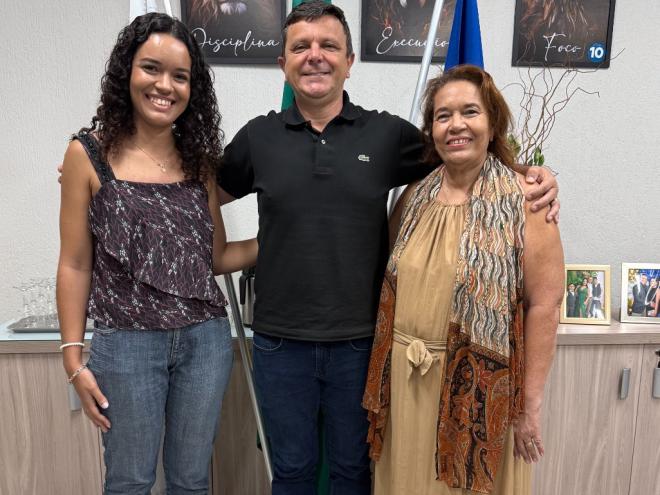 Alice, prefeito Vitor e Conceição: para além do Atlântico