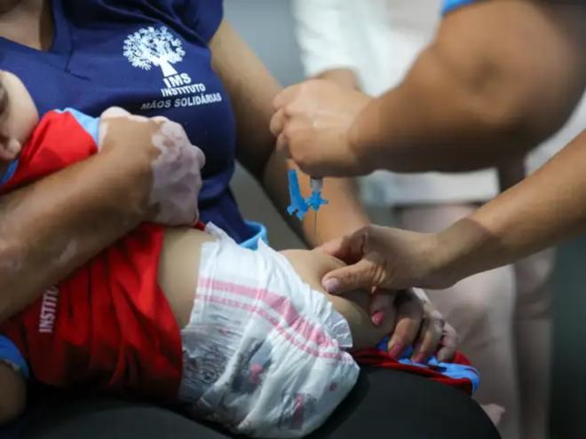 Crianças da creche conseguiram atualizar as cadernetas de vacinação