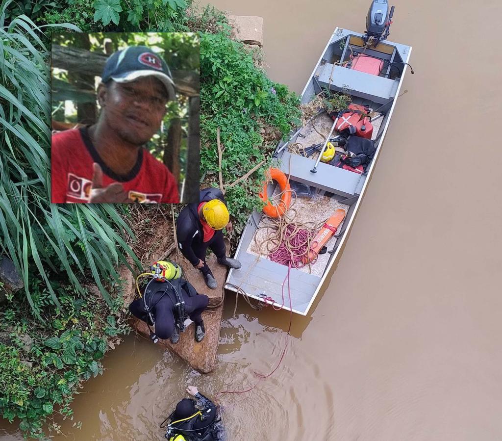 O corpo de Fernando de Oliveira Almeida, o Nando, 33 anos, foi localizado pelos bombeiros por volta de 16h30 desta quarta-feira 