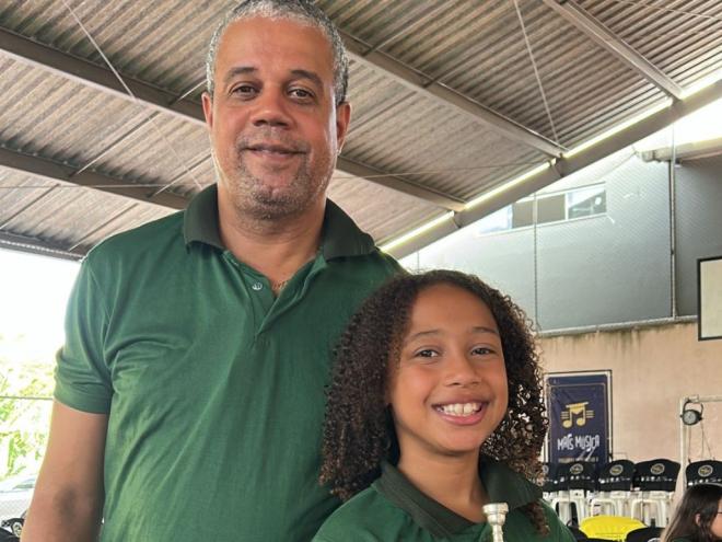 João Antônio e Maria Cecília: pai e filha unidos pela música