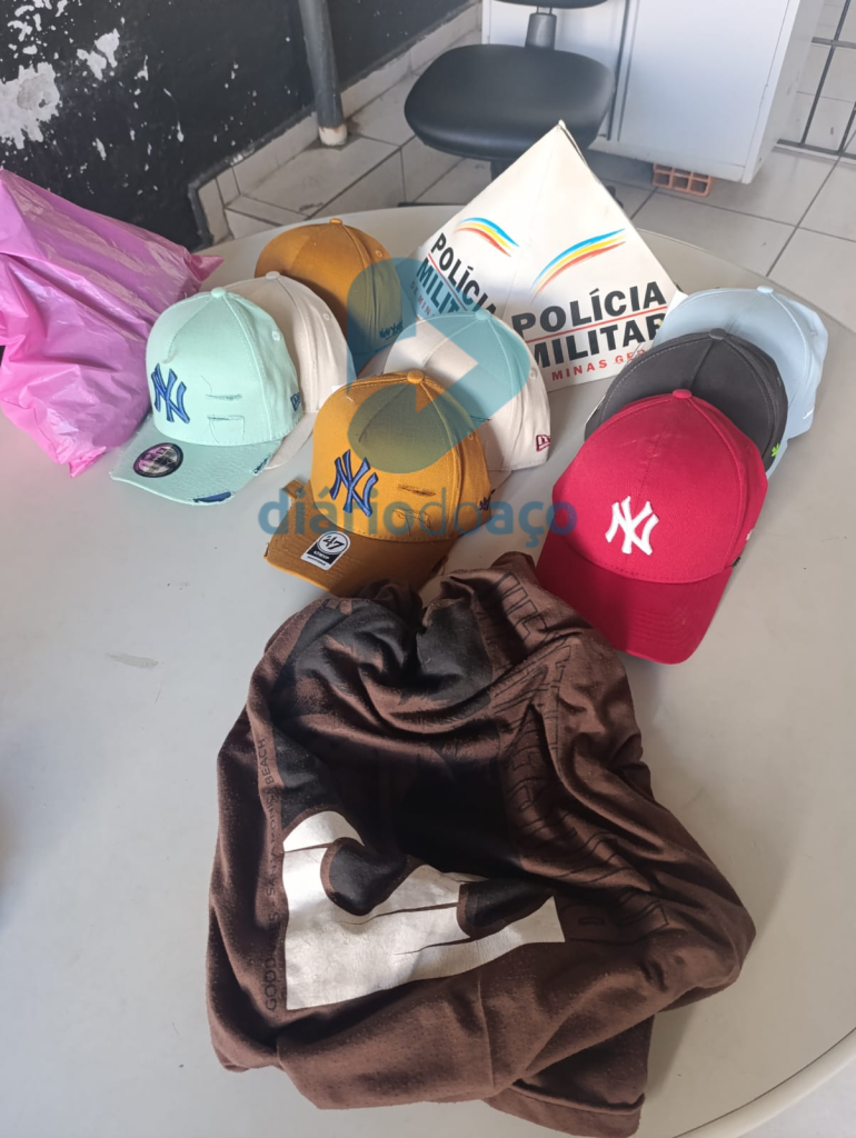 Os itens foram furtados de uma loja do bairro Aparecida do Norte, em Coronel Fabriciano