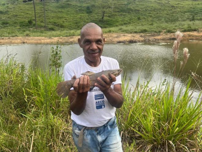 Olusimar Vicente tem 59 anos e mora no bairro Bethânia, em Ipatinga 
