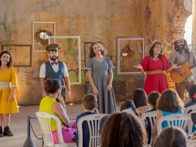 A intervenção teatral promove educação patrimonial 