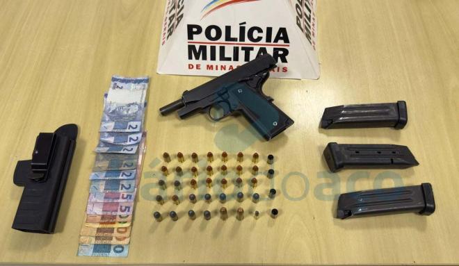 CAC é preso em Ipatinga, com sinais de embriaguez e arma municiada