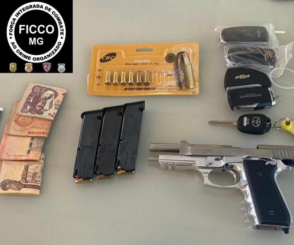 Mais armas recolhidas com integrantes da quadrilha 