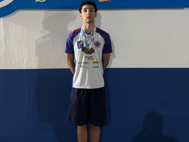 O ipatinguense conquistou quatro medalhas de prata