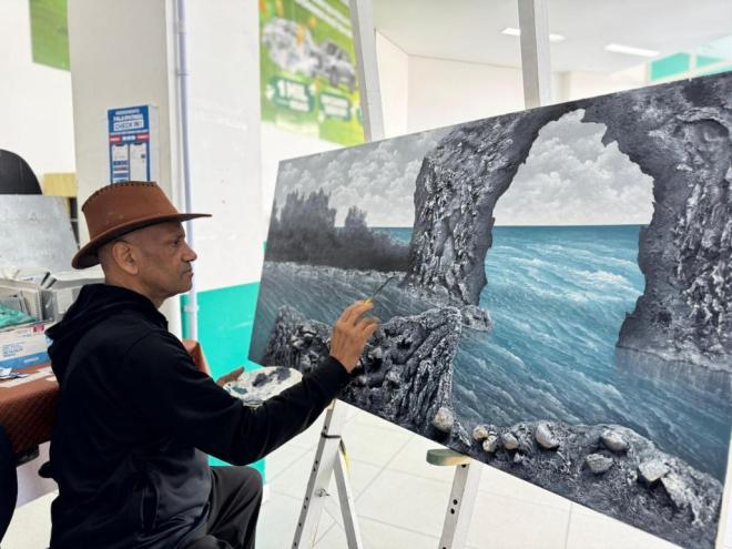 Trabalhos do artista autodidata Marcílio Caldeira podem ser visitados gratuitamente até o dia 21 de julho