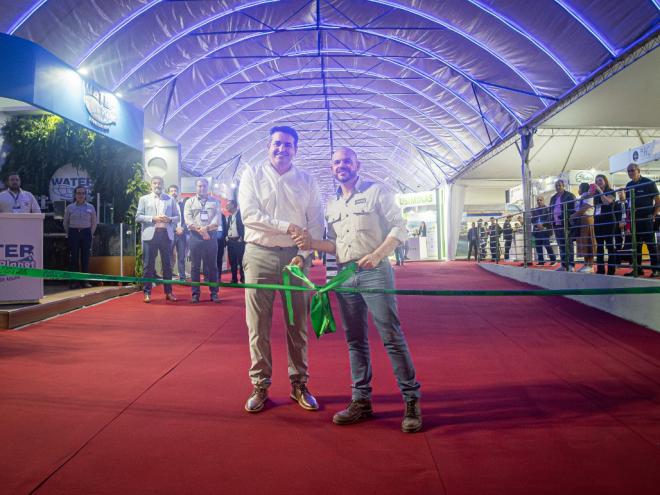 Abertura contou com o desenlace da fita realizado pelo presidente da Usipa Lucas Lima Mesquita e pelo vice-presidente de Operações da Usiminas, Celio Alves