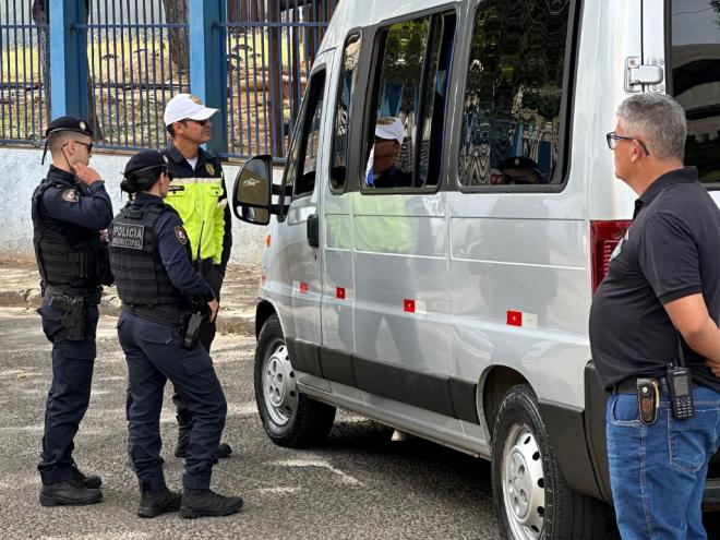 Ação educativa marca o retorno das aulas na rede municipal de Ipatinga com foco na segurança no trânsito