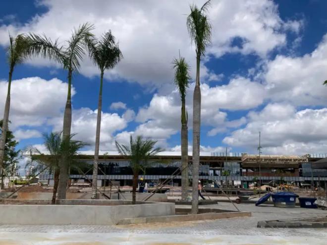 Obras do Parque da Cidade, em Belém