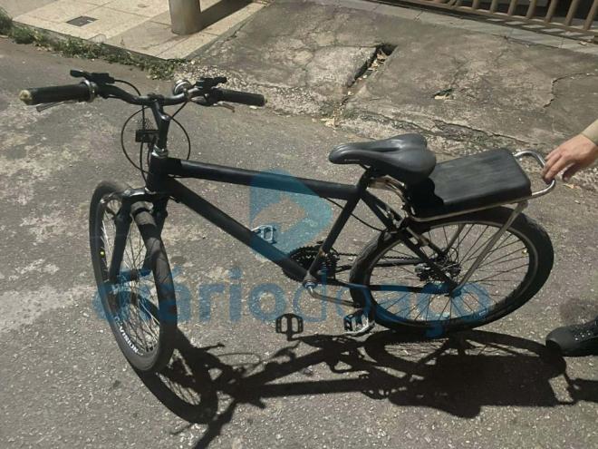 Bicicleta usada pelo assaltante foi apreendida no bairro Novo Cruzeiro  