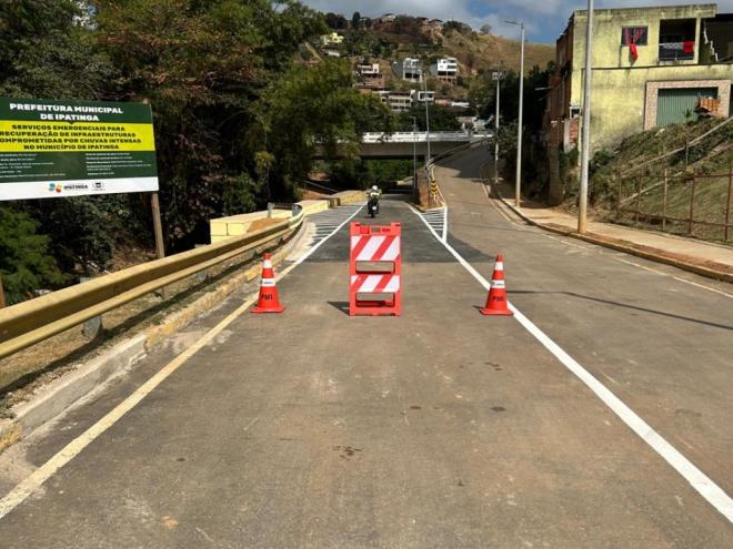 Via estava interditada desde janeiro passado, por causa de estragos da chuva intensa 