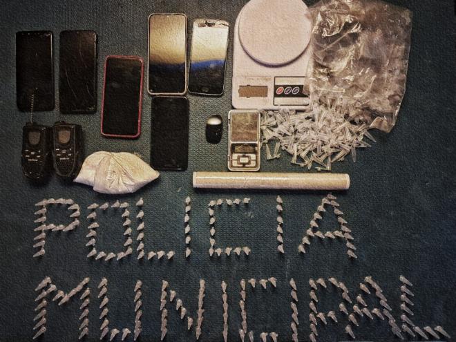 Materiais apreendidos pela Polícia Municipal de Ipatinga