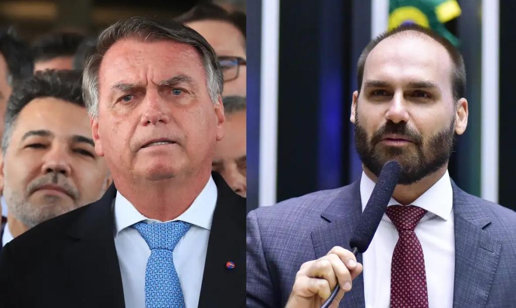 Jair e Eduardo Bolsonaro são investigados por conspirarem no exterior contra o Brasil em busca de anistia total e irrestrita por atentados ao Estado Democrático de Direito no Brasil 