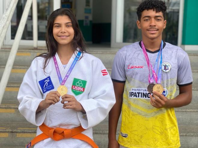 Ana Júlia (judô)  e Pétrick (natação) vão competir nacionalmente