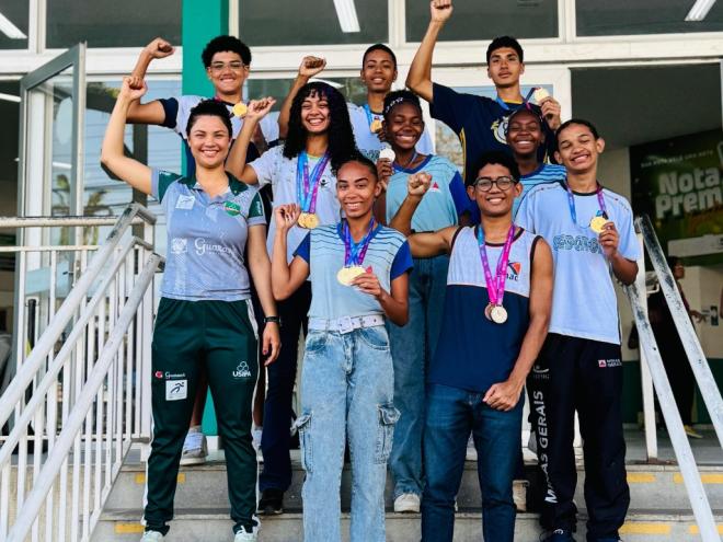 Os Jogos da Juventude, organizados anualmente pelo Comitê Olímpico do Brasil