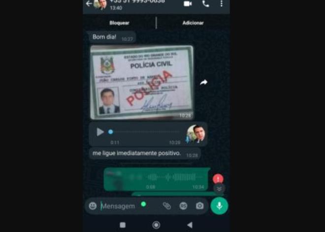 Estelionatários falsificam identidade funcional de verdadeiros policiais