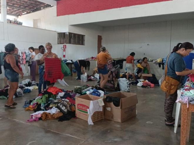 A ação é feita duas vezes ao ano para arrecadar fundos e movimentar o caixa do Projeto Mãos do Bem