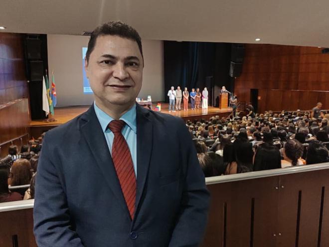 Luís Vicente Ferreira foi um dos palestrantes do congresso de educação inclusiva 