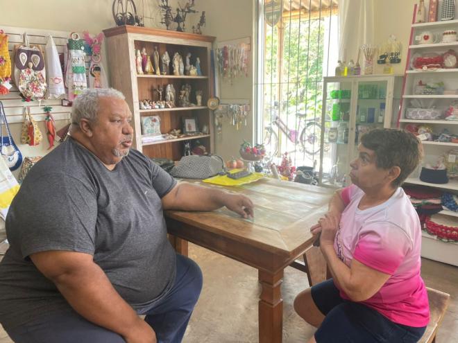 Mestre Rhavi e Olívia Miranda, da Casa Matizes: oportunidades gratuitas para a comunidade