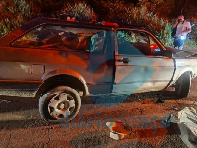 Condutor da Parati morreu após invadir a contramão e colidir frontalmente com outro carro