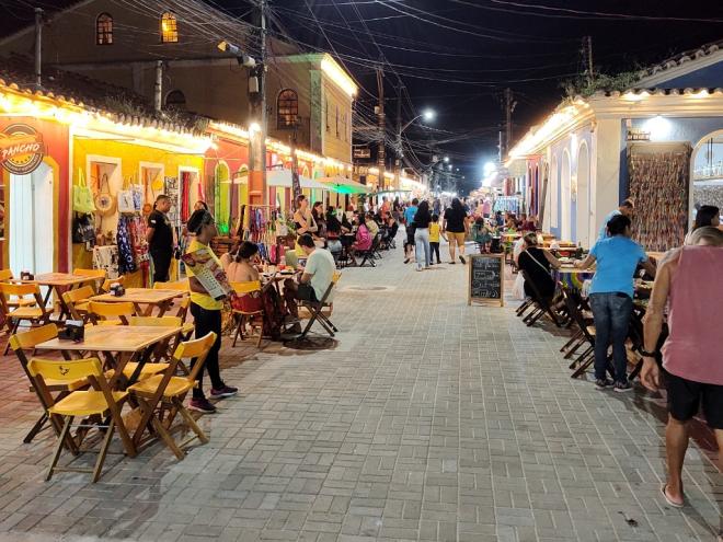 Passarela da Cultura, no Centro Histórico de Porto Seguro: Todo veículo de outra cidade terá que pagar taxa diária de permanência na cidade 