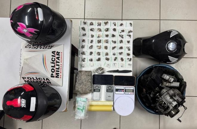 Material recolhido com dupla no bairro Esperança em Ipatinga 