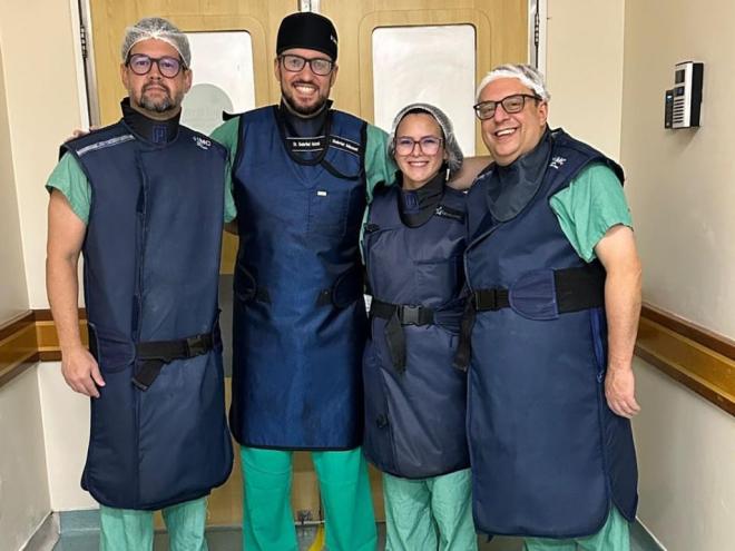 Equipe de Cirurgia Vascular do Hospital Márcio Cunha (HMC) em Ipatinga