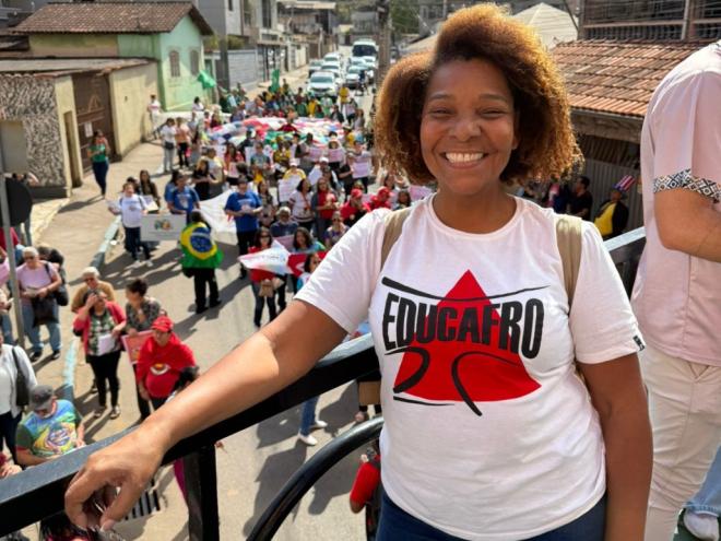 Reny Batista é professora e também atua na Rede Educafro Minas 