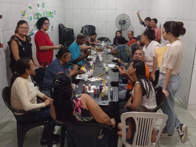 A cada projeto a associação desenvolve trabalhos diferentes 