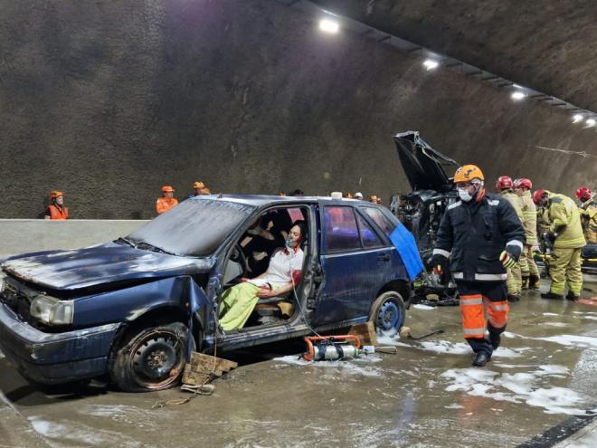 Cenário coloca equipes operacionais em situação próxima da realidade para atuação em ocorrência de grande proporção