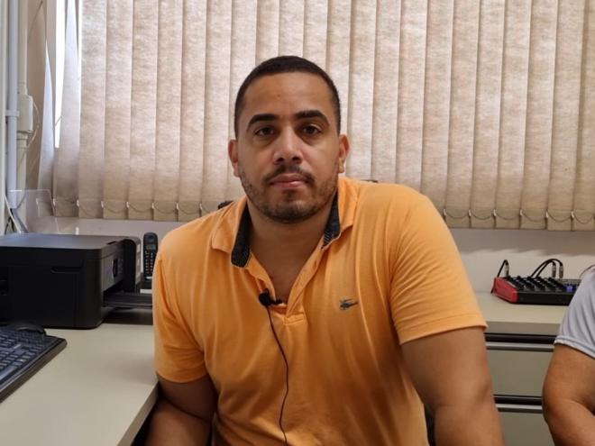 O diretor escolar Bruno Menezes falou da importância histórica da escola