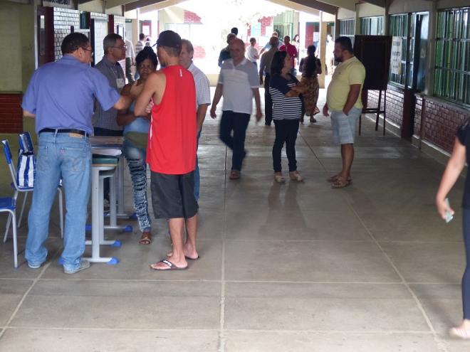 Na escola Canuta Rosa a expectativa é que a tarde seja ainda mais agitada que manhã